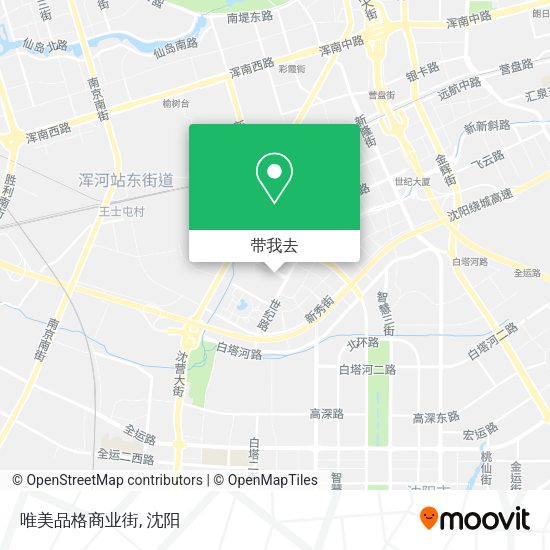 唯美品格商业街地图