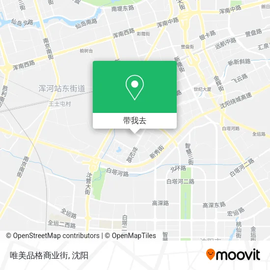 唯美品格商业街地图
