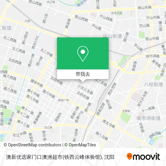 澳新优选家门口澳洲超市(铁西云峰体验馆)地图
