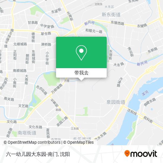 六一幼儿园大东园-南门地图