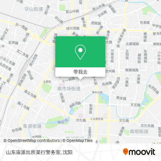山东庙派出所菜行警务室地图