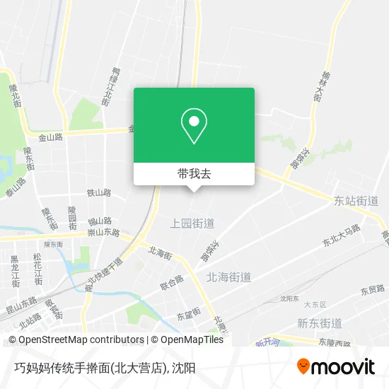 巧妈妈传统手擀面(北大营店)地图