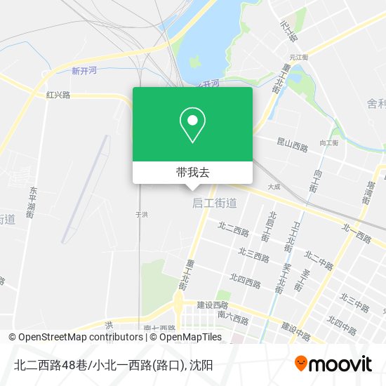 北二西路48巷/小北一西路(路口)地图