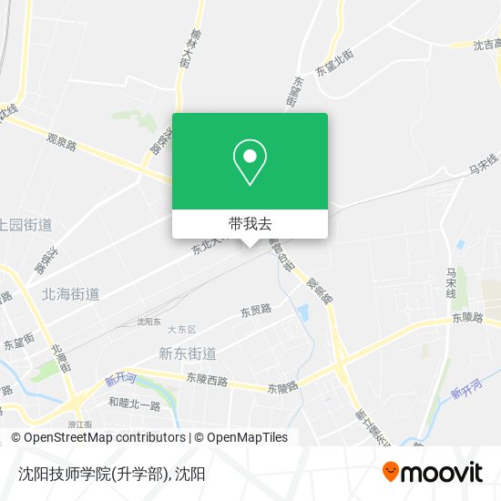 沈阳技师学院(升学部)地图