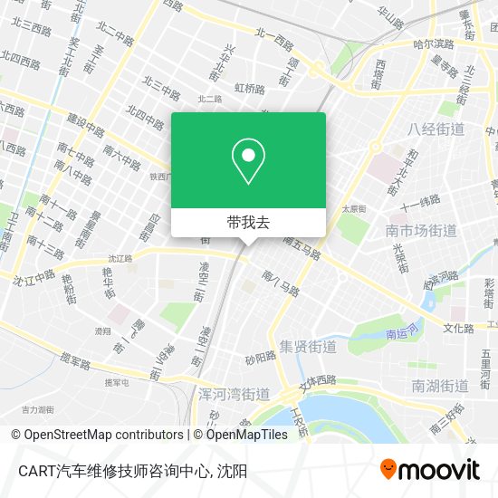 CART汽车维修技师咨询中心地图