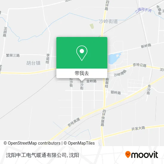 沈阳申工电气暖通有限公司地图