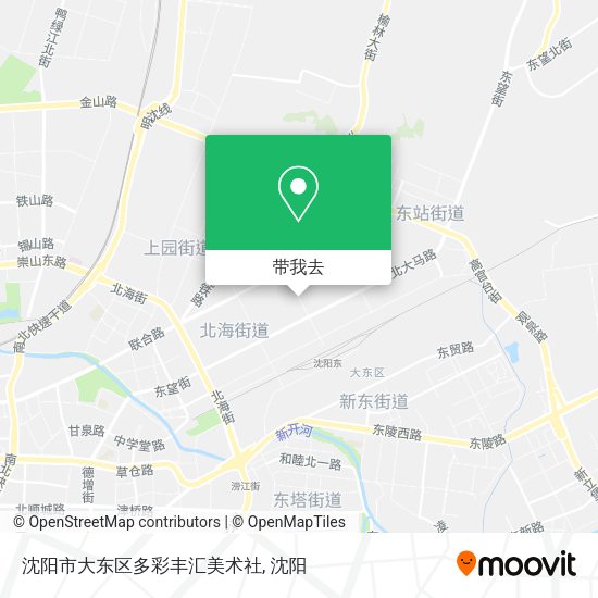 沈阳市大东区多彩丰汇美术社地图