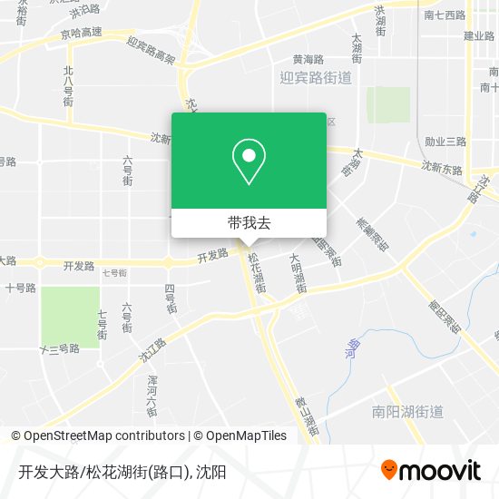 开发大路/松花湖街(路口)地图