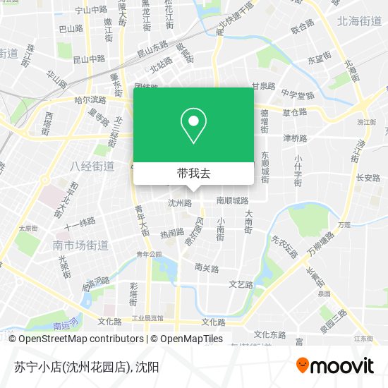 苏宁小店(沈州花园店)地图