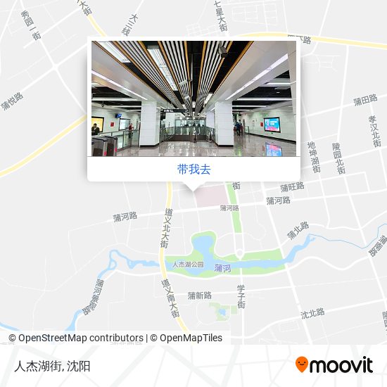人杰湖街地图