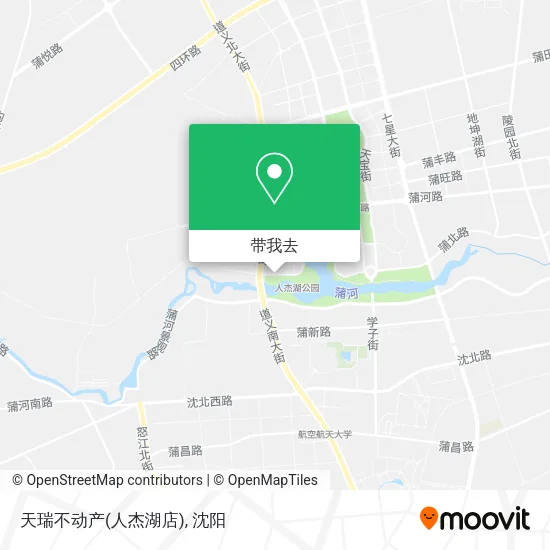 天瑞不动产(人杰湖店)地图