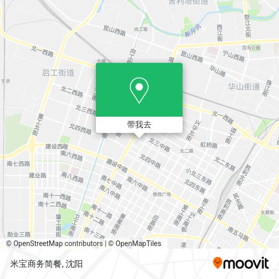 米宝商务简餐地图