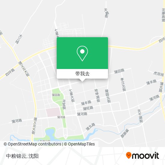 中粮锦云地图