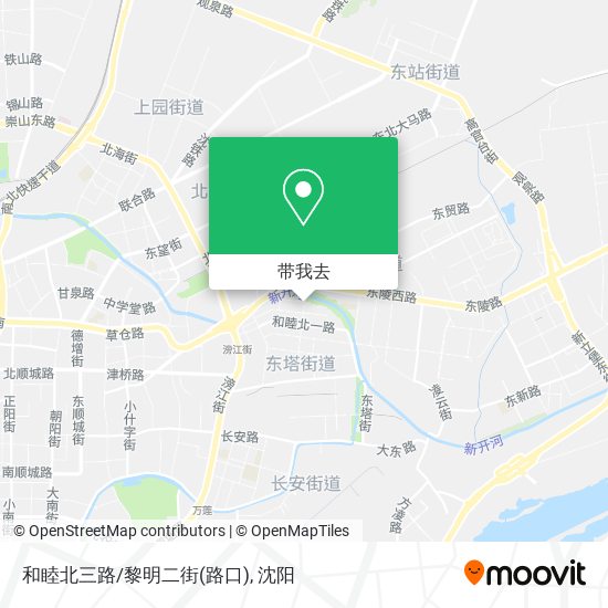 和睦北三路/黎明二街(路口)地图