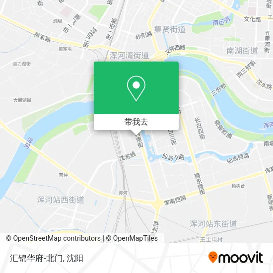 汇锦华府-北门地图