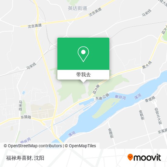 福禄寿喜财地图