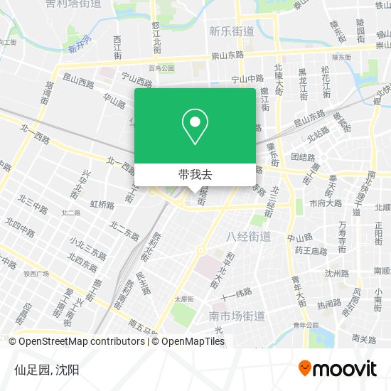 仙足园地图