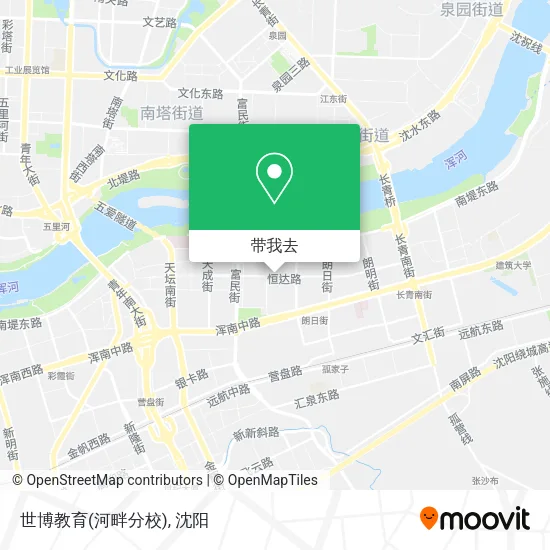 世博教育(河畔分校)地图