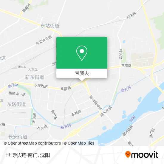 世博弘苑-南门地图