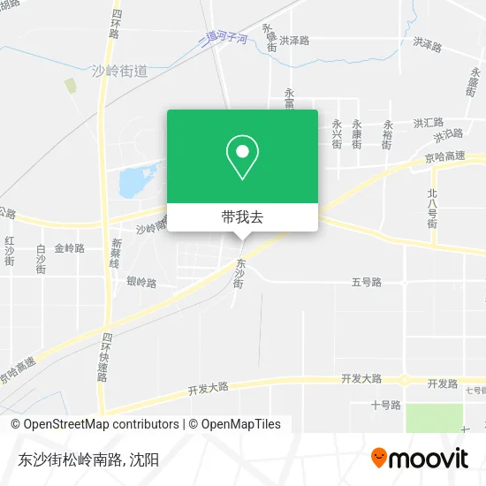 东沙街松岭南路地图