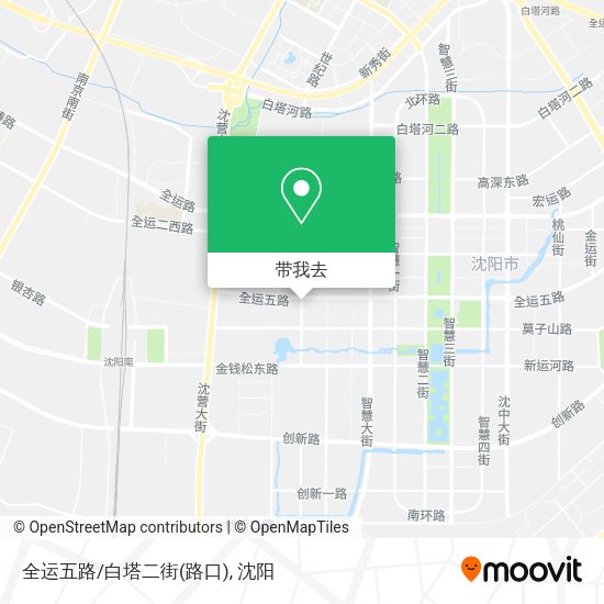 全运五路/白塔二街(路口)地图