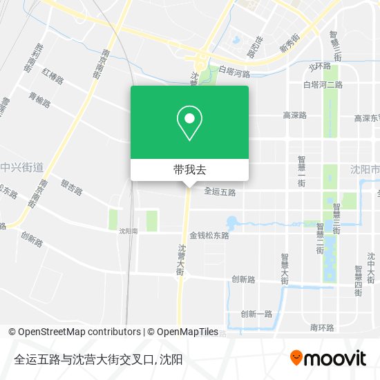 全运五路与沈营大街交叉口地图