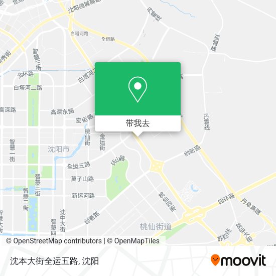 沈本大街全运五路地图