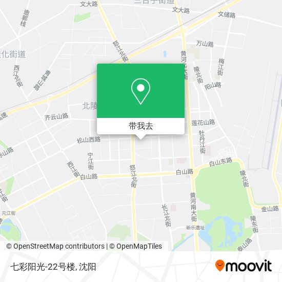 七彩阳光-22号楼地图