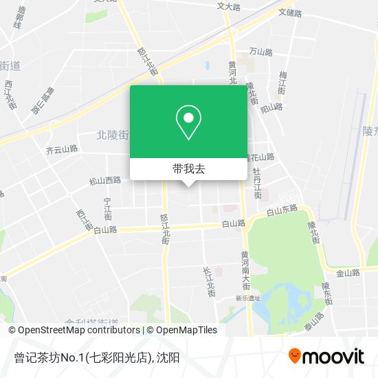 曾记茶坊No.1(七彩阳光店)地图