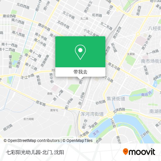 七彩阳光幼儿园-北门地图