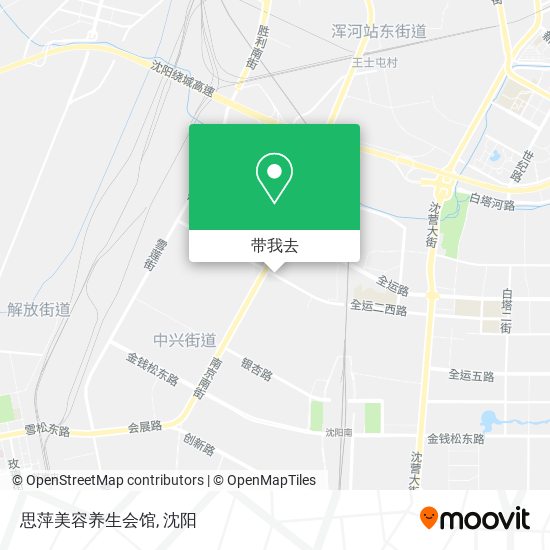思萍美容养生会馆地图