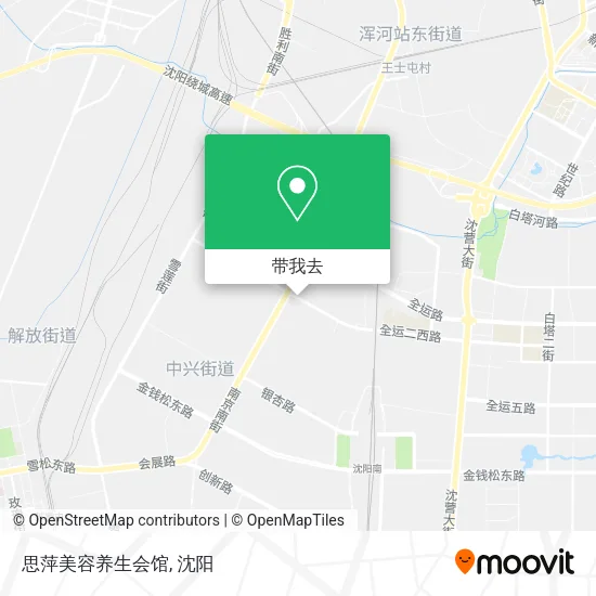 思萍美容养生会馆地图