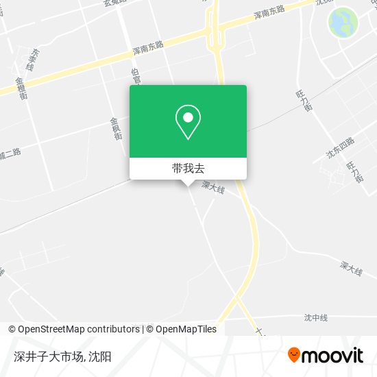 深井子大市场地图