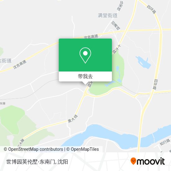 世博园英伦墅-东南门地图