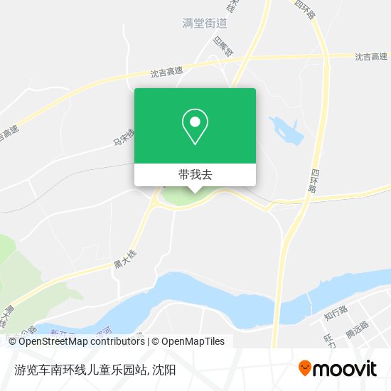 游览车南环线儿童乐园站地图