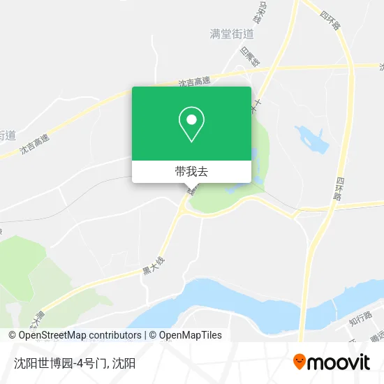 沈阳世博园-4号门地图