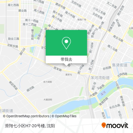 滑翔七小区H7-20号楼地图