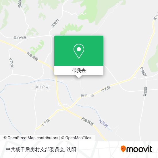 中共杨千后房村支部委员会地图