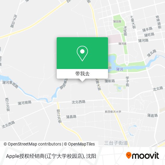 Apple授权经销商(辽宁大学校园店)地图