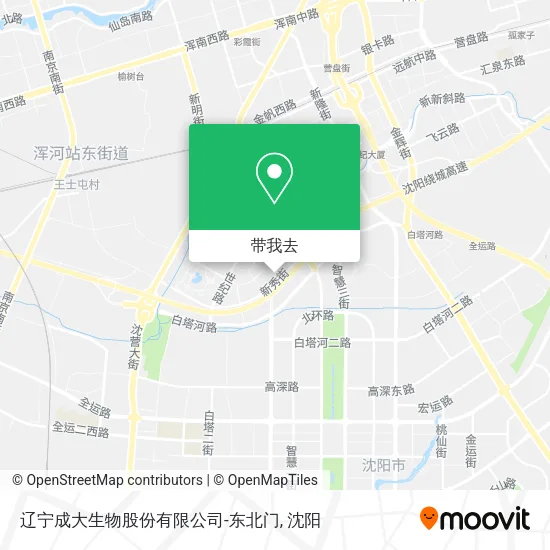 辽宁成大生物股份有限公司-东北门地图