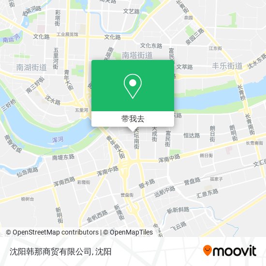 沈阳韩那商贸有限公司地图