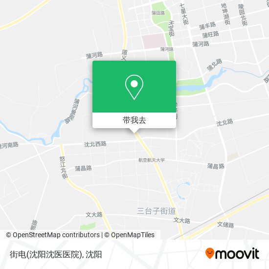 街电(沈阳沈医医院)地图