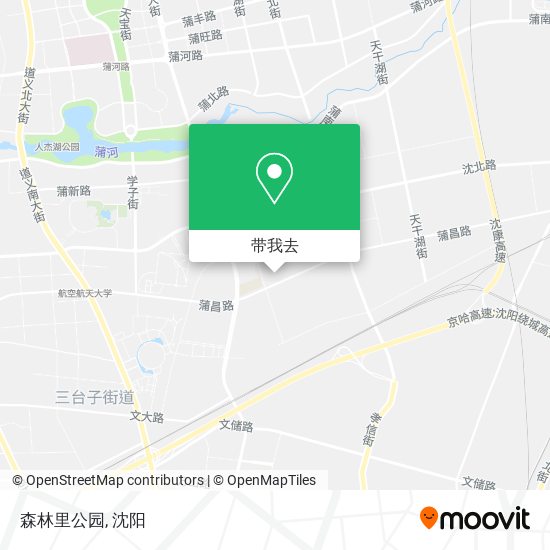 森林里公园地图