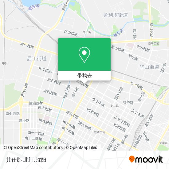 其仕郡-北门地图