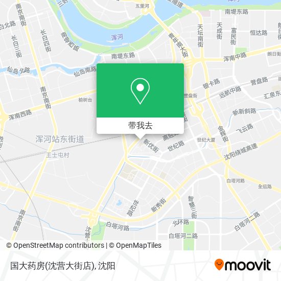 国大药房(沈营大街店)地图