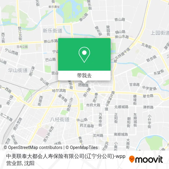 中美联泰大都会人寿保险有限公司(辽宁分公司)-wpp营业部地图
