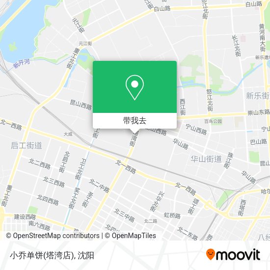 小乔单饼(塔湾店)地图
