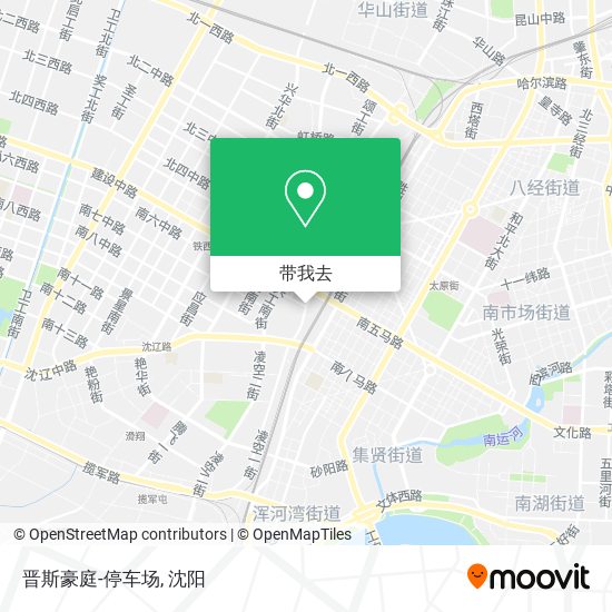 晋斯豪庭-停车场地图