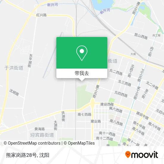 熊家岗路28号地图