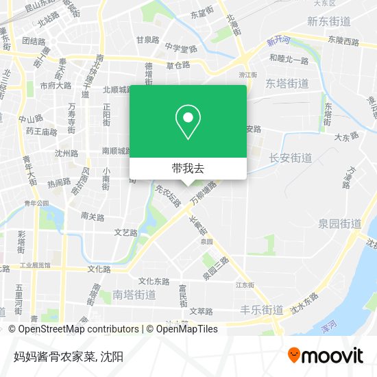 妈妈酱骨农家菜地图